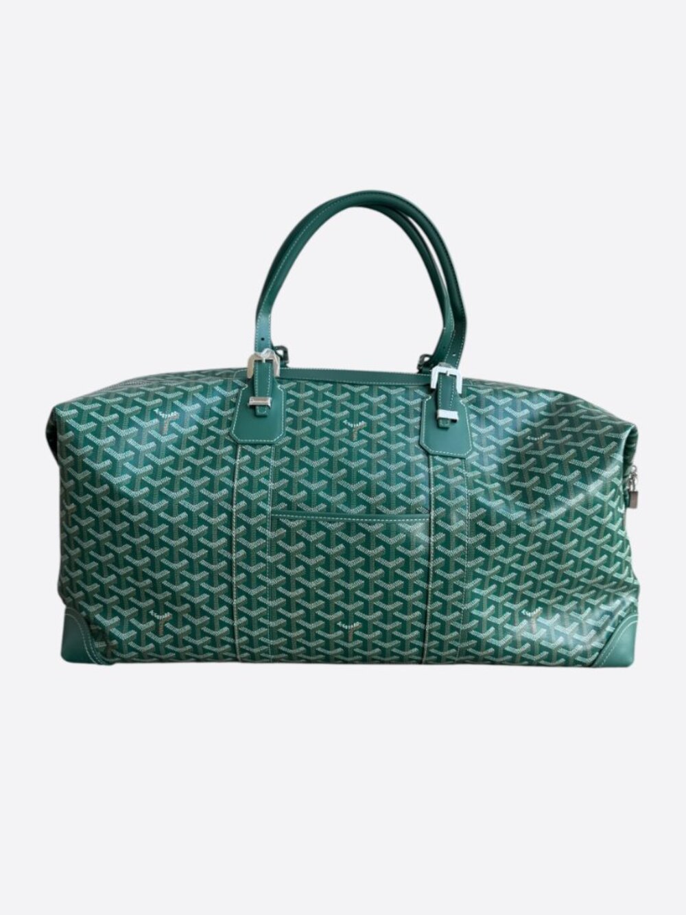 Goyard Green Bowling 55 Duffel Bag - Picture 3 of 7